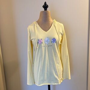 Life Is Good Sunny Yellow Hoodie